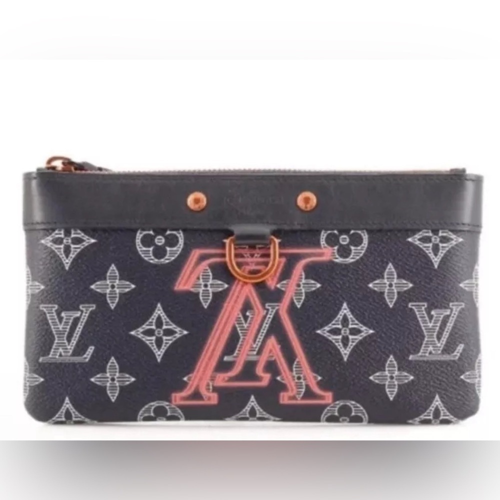 Louis Vuitton Monogram Discovery Pochette Limited Edition Upside Down - Picture 3 of 9
